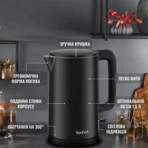 Фото: Електрочайник Tefal Thermo Protect (KO1408E0) № 7 | KTC