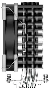 Фото: Кулер для процесора ID-COOLING SE-214-XT Basic № 4 | KTC