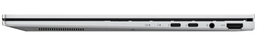 Фото: Ноутбук ASUS Zenbook 14 OLED UX3405CA-ST1262 Foggy Silver - 14" OLED 120 Гц / Intel Core Ultra 5 / 225H / DDR5 16 ГБ / PCI-E SSD 1 ТБ / Intel Arc graphics № 5 | KTC