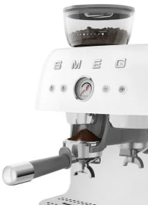Фото: Ріжкова кавоварка Smeg Espresso coffee machine with grinder White (EGF03WHEU) № 12 | KTC
