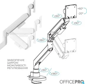 Фото: Кронштейн OfficePro MA851W White № 11 | KTC