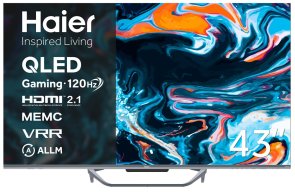 Телевізор QLED Haier H43Q800UX (Google TV, Wi-Fi, 3840x2160)