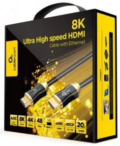 Фото: Кабель Cablexpert AOC v2.1 HDMI / HDMI 20m Black (CCBP-HDMI8K-AOC-20M-EU) № 3 | KTC