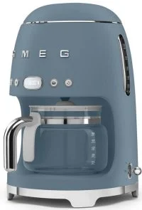 Фото: Крапельна кавоварка Smeg Retro Style Storm Blue (DCF02SBMEU) № 2 | KTC