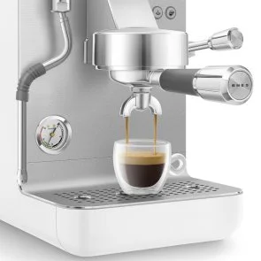 Фото: Ріжкова кавоварка Smeg Espresso coffee machine White (EMC02WHMEU) № 14 | KTC