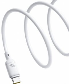 Кабель Baseus Silky Series 100W Type-C / Type-C 1m White (P10377704213-00)