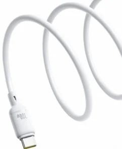 Фото: Кабель Baseus Silky Series 100W Type-C / Type-C 2m White (P10377704213-01) № 5 | KTC