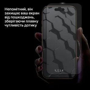 Фото: Захисне скло iLera for Apple iPhone 16 Pro - Fantom Glass (ILFANT16PR) № 7 | KTC