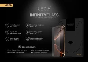 Фото: Захисне скло iLera for Apple iPhone 15 Plus - Infinity Full Cover (ILIN15PS) № 2 | KTC