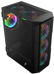 Фото: Корпус 1stPlayer XF-BK-4F7 Black with window № 4 | KTC