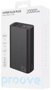Фото: Батарея універсальна Proove Hyper Flux Plus 20000mAh 22.5W Black (PBF222120001) № 2 | KTC