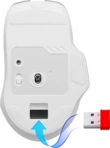 Фото: Миша Defender Astro Elite GM-056 White (52056) № 4 | KTC