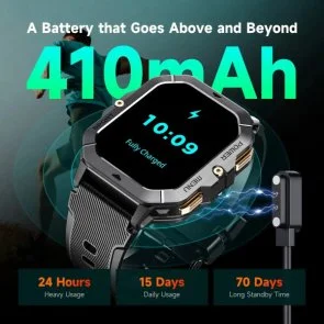 Фото: Смарт годинник Oukitel BT101 Black (6931940739825) № 13 | KTC