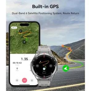 Фото: Смарт годинник Oukitel BT12 Grey (6931940789585) № 8 | KTC