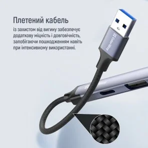Фото: USB-хаб ColorWay 4in1 (CW-HUB06) № 7 | KTC