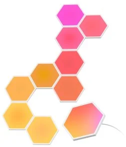 Фото: Настінний світильник Govee H6061 Glide Hexa Light Panels RGBIC Wi-Fi/BT 10pcs White (B6061301) № 3 | KTC