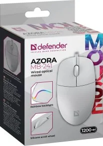 Фото: Миша Defender Azora MB-241 White (52242) № 5 | KTC