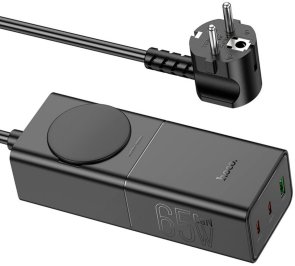 Зарядний пристрій Hoco NS4 Sharp 65W Black (6942007617352)