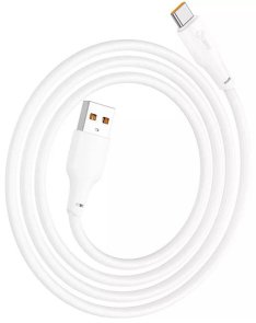 Кабель Hoco X93 100W 6A AM / Type-C 1m White (6931474790682)