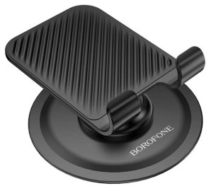 Універсальний тримач BOROFONE BH128 Admirado Dual-Axis Rotating Desktop Stand Black (6941991120589)