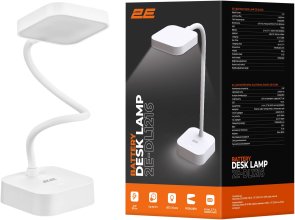 Настільна лампа 2E DL1216, White