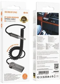 Фото: Bluetooth-ресивер BOROFONE BC56 Peaceful Metal Grey (6941991113031) № 5 | KTC
