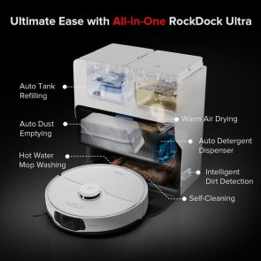Робот-пилосос Roborock S8 Max Ultra White (S8MU02-00)