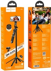 Фото: Селфі монопод Hoco K22 Handy Black (6942007623506) № 6 | KTC