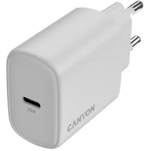 Фото: Зарядний пристрій Canyon OnCharge 200 PD 20W White (CNE-CHA200-01) № 5 | KTC