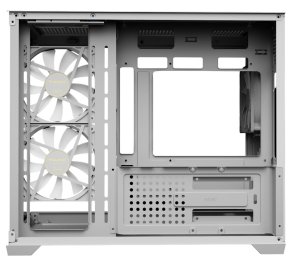 Корпус Gamdias Aura GC10M WH ARGB White with window (4711514502312)