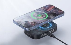 Бездротовий зарядний пристрій Baseus MagPro II Series Ultra-Thin Magnetic Phone Cooler with Wireless Charger Cosmic Black (B10572900121-00)