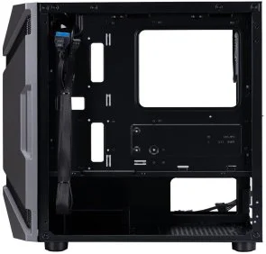 Фото: Корпус 1stPlayer D3-A-BK-1F7-14-1F7 Black with window № 9 | KTC