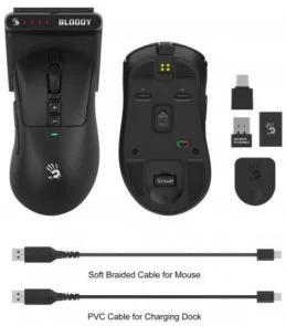 Фото: Миша Bloody R73 Ultra Duo Black № 14 | KTC