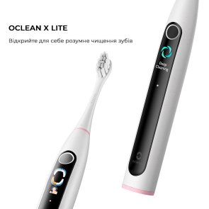 Електрична зубна щітка Oclean X Lite Grey (6970810555981)