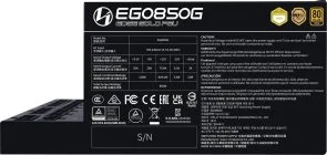 Фото: Блок живлення Lian-Li 850W Edge Gold 850 Black (G9P.EG0850G.B000.EU) № 4 | KTC
