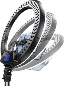 Світлодіодне селфі-кільце RTAKO AR-GTB01-22S 22 digital display Right Light 6942063218616