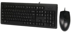 Фото: Комплект клавіатура+миша A4tech KR-8372 USB Black (KR-8372 (Black)) № 3 | KTC