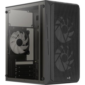 Корпус AeroCool CS-107-A-BK-v2 Black with window (ACCX-PC14002.11)