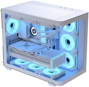 Фото: Корпус AeroCool P500C-G-WT-v1 White with window (ACCM-PN01043.21) № 2 | KTC