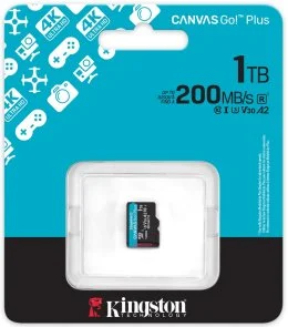 Фото: FLASH пам'ять Kingston Canvas Go Plus UHS-I U3 V30 A2 Micro SDXC 1TB (SDCG4/1TBSP) № 3 | KTC