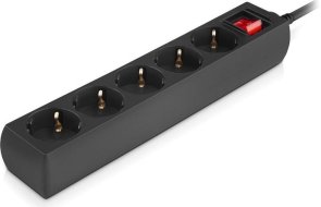 Мережевий фільтр Real-EL RS-Protect M 5/10m Black (EL122300037)