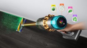 Ручний бездротовий пилосос Dyson V15 Detect Absolute Gold (447000-01)