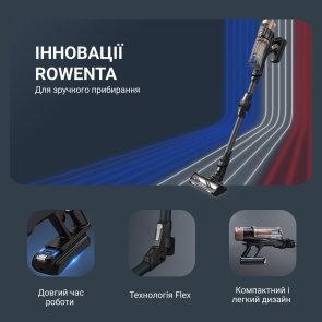 Ручний бездротовий пилосос Rowenta X-Force Flex 14.80 Auto Animal (RH9B74WO)