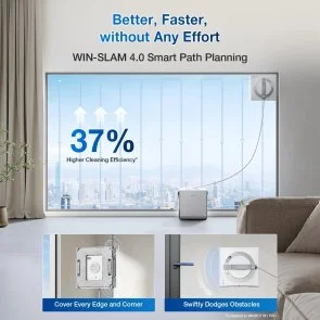 Фото: Мийник вікон ECOVACS DEEBOT Winbot W2 PRO OMNI (WG851-11) № 10 | KTC
