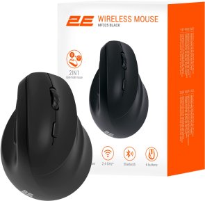 Миша 2E MF325 Silent WL/BT Black (2E-MF325WBK)