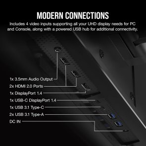 Монітор Corsair XENEON 32UHD144 Black (CM-9020006-PE)