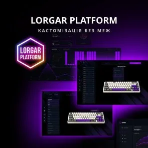 Фото: Клавіатура Lorgar KBP70MW Toxic Purple ENG WL/RT/USB Black/Red (LRG-KBP70MW-BK-US) № 15 | KTC