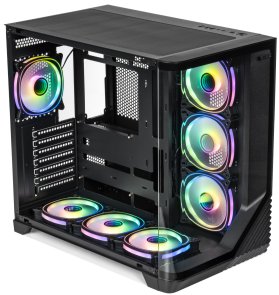 Корпус QUBE MIRAGE 7ARGB Black with window (MIRAGE_GBNU3)