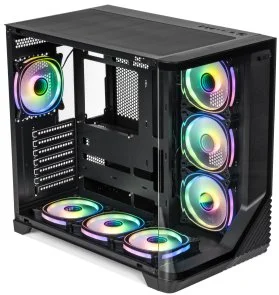 Фото: Корпус QUBE MIRAGE 7ARGB Black with window (MIRAGE_GBNU3) № 5 | KTC