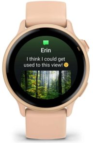 Смарт годинник Garmin vivoactive 6 Metallic Pink Dawn with Pink Dawn Band (010-02985-03)